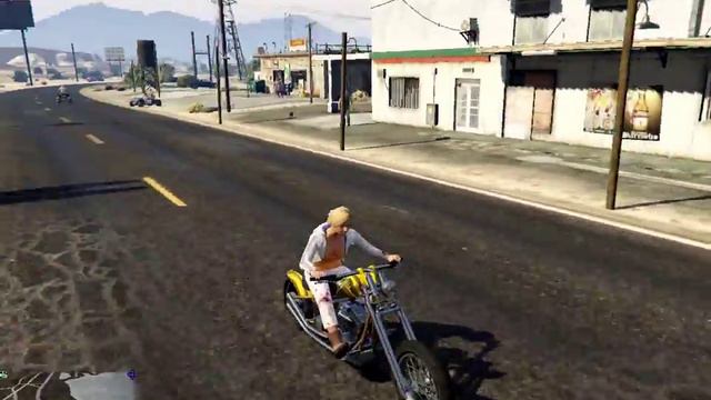 GTA5 Трейси де Санта на прогуле в деревне смотреть онлайн