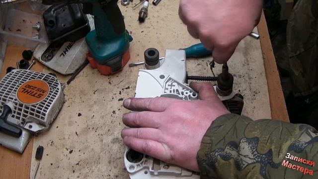 Замена корпуса бензопилы Stihl MS 250. Бывает и такое. смотреть онлайн