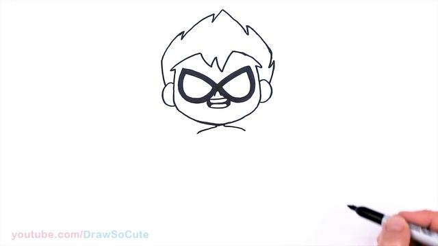 How to Draw Robin | Teen Titans Go! (New) смотреть онлайн