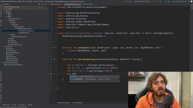 ? DatePicker en Kotlin (Selector fecha) - Tutorial Android Studio смотреть онлайн