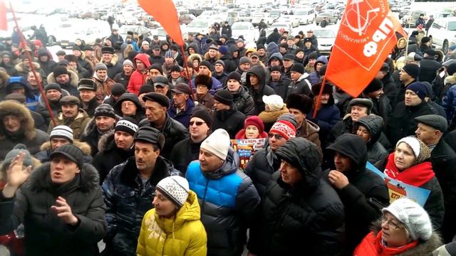 Пикет дальнобойщиков Омск 5 декабря 2015 года смотреть онлайн