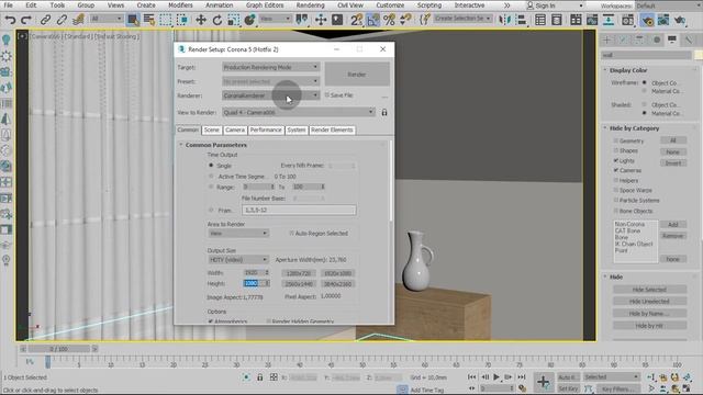 Как сохранить настройки - preset Corona render. Уроки 3ds Max (Corona render) смотреть онлайн