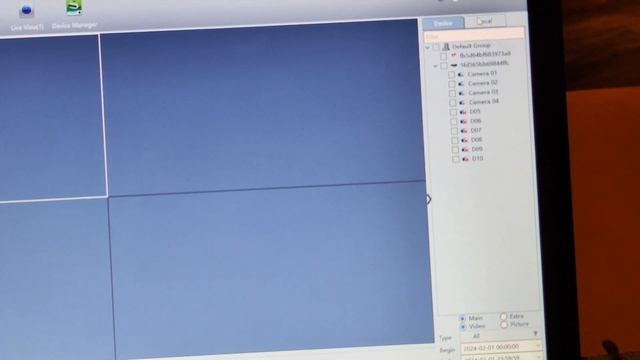 VMS Мрежови настройки на камера+ как да преглеждаме записи и образ на живо RobiCam камери смотреть онлайн