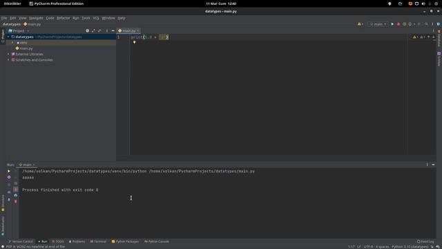 Veri Tipleri (int, float, str) - Python ile Projeler смотреть онлайн