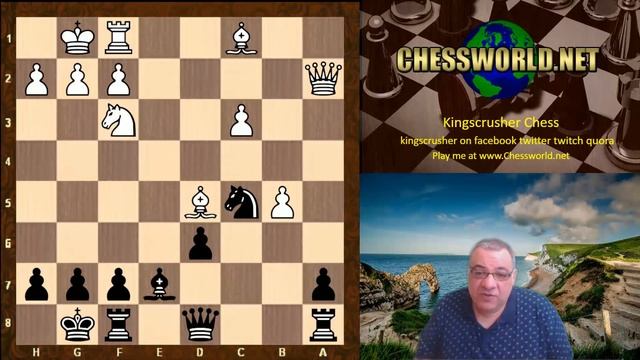 Kingscrusher OTB Chess Game: Psychology of Material , Binds, difficulty to play vs Material смотреть онлайн