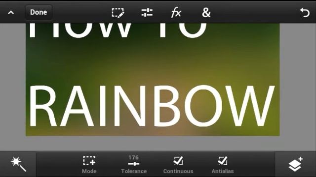How To Rainbow Text On Android! 2016! (Photoshop Touch) смотреть онлайн
