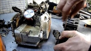 Замена поршневой группы на STIHL MS 361