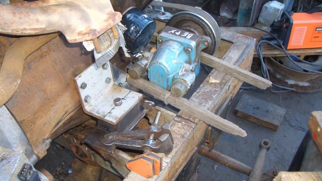 Привод масляного насоса Установка НШ на минитрактор смотреть онлайн