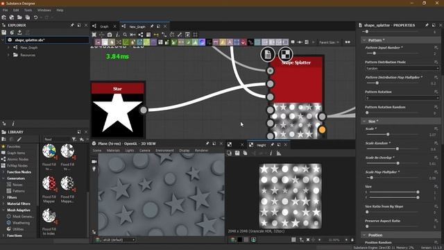 Shape Splatter Node | Lesson 13 | Chapter 2 | Substance Designer 2021 Essential Series смотреть онлайн