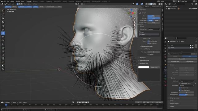 Blender Addon for Hair and Fur| Hair Brush смотреть онлайн