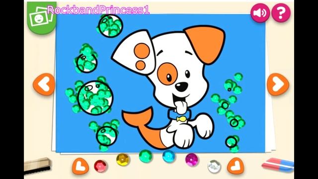 Kids Painting,Coloring,Drawing Games For Todler Preshcoolers Nick Jr Bubble Guppies смотреть онлайн