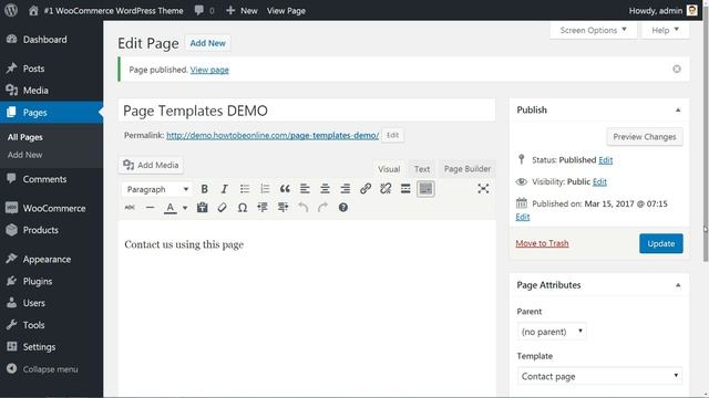 How To Change The Page Template In WordPress смотреть онлайн