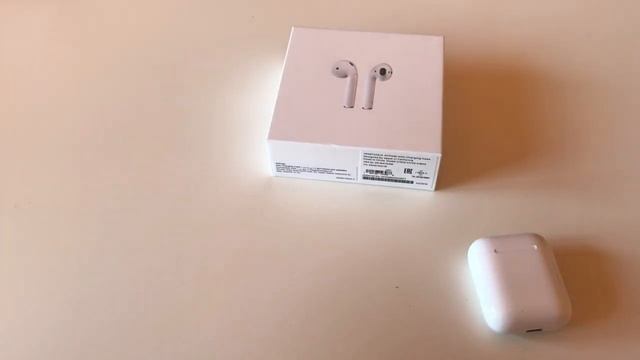 Распаковка и обзор AirPods!!!Моё первое видео??? смотреть онлайн