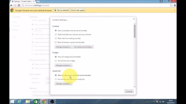 How To ALLOW Or BLOCK JAVASCRIPT Within GOOGLE CHROME Browser смотреть онлайн