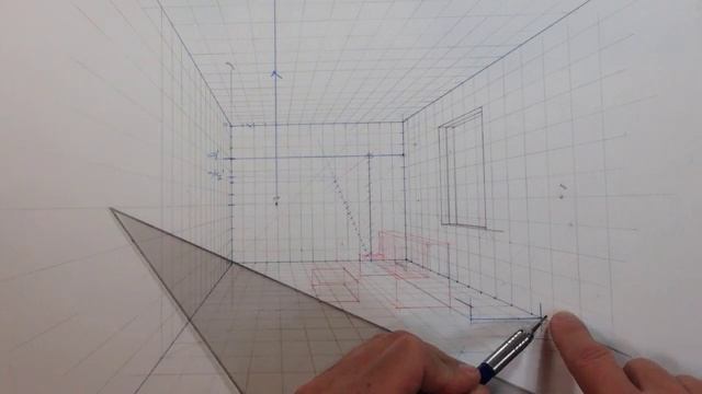 Staircase in 1pt Perspective using Division смотреть онлайн