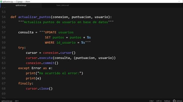 Nivel 35 - Python con MySQL - Reto 9 - Actualizar base de datos con UPDATE desde python смотреть онлайн