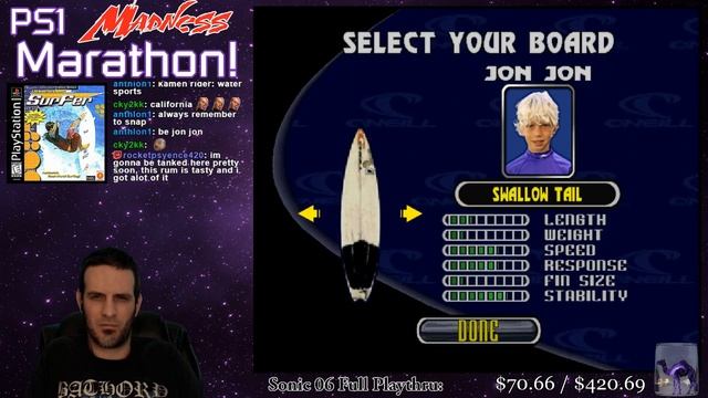 PS1 Madness Marathon #25 27: Championship Surfer смотреть онлайн