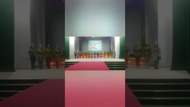 Поздравление на работе от коллег девушек с 23 февраля. смотреть онлайн