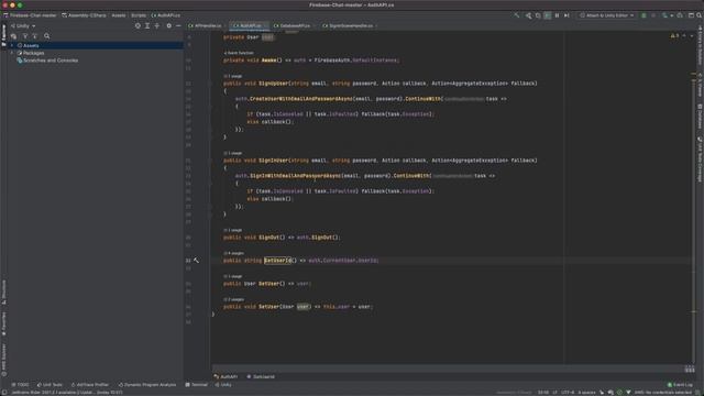 Come creare una chat con firebase(in grafica unity) [FaceChat PARTE 2] смотреть онлайн