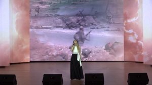 "Баллада о войне". Поёт солистка народного вокальнного ансамбля "Менестрели" Юлия Абрамович. РБ.