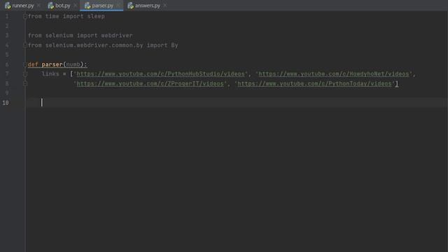 Как СПАРСИТЬ ВИДЕО на ЮТУБ PYTHON Парсинг ВИДЕО НА ЮТУБ через ТЕЛЕГРАМ БОТ PyTelegramBotApi Seleniu смотреть онлайн