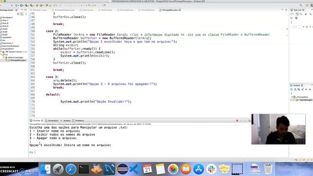 Manipulação de arquivo .txt com JAVA смотреть онлайн