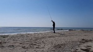 Удилище для ловли пеленгаса Trabucco Huracan RSX Surf 450/160 (краткий обзор)