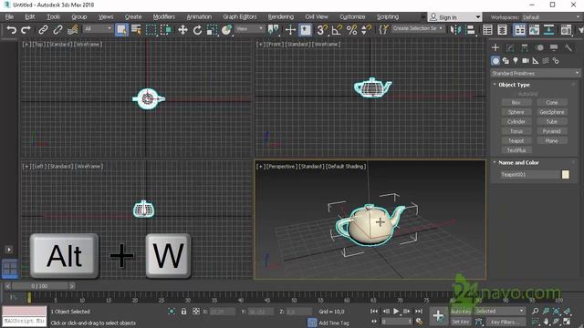 Горячие клавиши и мышка. Урок 11 ⃢ Customize User Interface - Keyboard Уроки 3ds max Основные смотреть онлайн