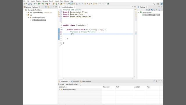 Change the default Icon and Color Java JFrame Tutorial смотреть онлайн