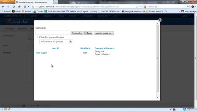 Joomla 3 - Envoi d'e-mails en nombre et messagerie privée смотреть онлайн