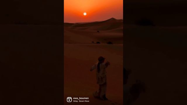 desert rose. пустыня на закате в Абудаби смотреть онлайн