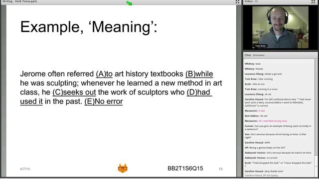 SAT Writing Verb Tense смотреть онлайн
