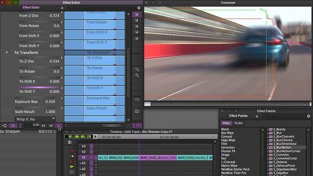 Sapphire Blur and Sharpen Effects for Avid Media Composer - Blur Motion смотреть онлайн