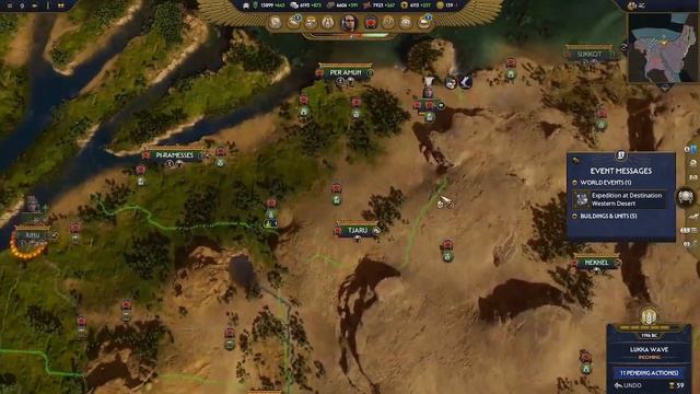 Outpost mechanics in Total War: Pharaoh смотреть онлайн