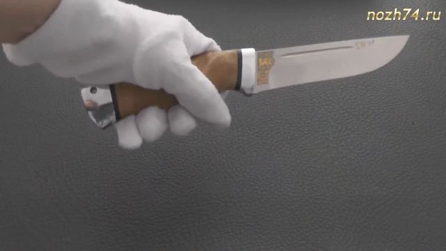 Нож Бекас (Кап березовый, 110Х18М-ШД) - nozh74.ru смотреть онлайн
