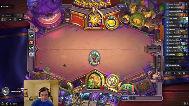 Curse Warlock OTK! #@&% YOU Combo! | Hearthstone смотреть онлайн
