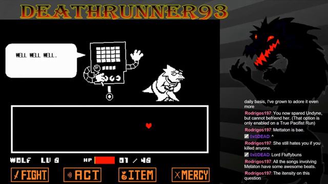 ALPHYS AND THE GLAM BOT | UNDERTALE | LET'S PLAY STREAM | PART 7 смотреть онлайн