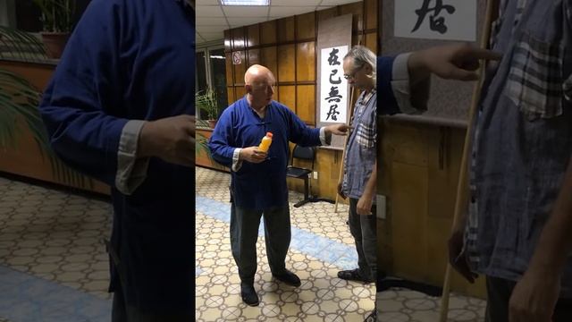 Taiji Zhang Удар в тайцзи.