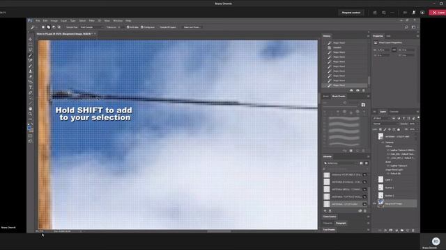 How to isolate a section using the Magic Wand Tool- Photoshop смотреть онлайн