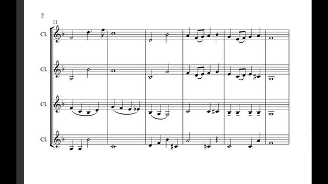 Easy Clarinet Quartet: "Over the Rainbow" - The Wizard of Oz смотреть онлайн