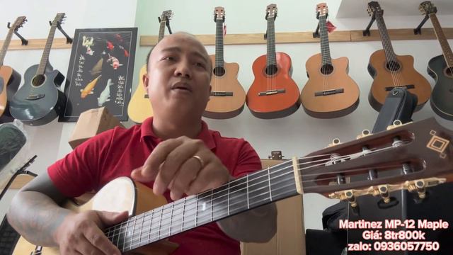 Đàn guitar classic Martinez MP-12 Maple. Giá 8tr800k ( test guitar Martinez MP-12 Maple ) 093605775 смотреть онлайн