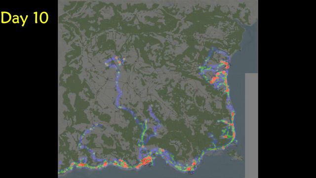 Player heatmap - The first 18 days on a new DayZ mod server смотреть онлайн