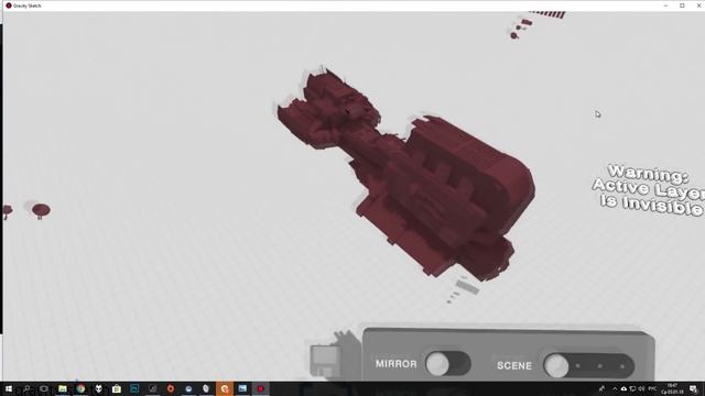 gravity sketch Spaceship modeling смотреть онлайн