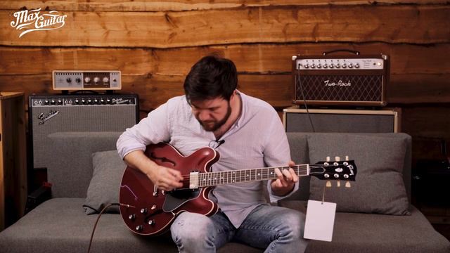 Cherry bomb! The 2021 Gibson ES-335 Sixties Cherry смотреть онлайн