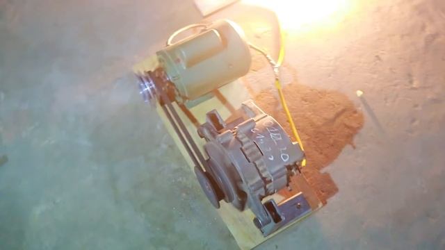 How to generate homemade infinite energy with a car alternator and an engine P2??? смотреть онлайн