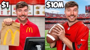 Работа за $1 vs $10,000,000 #mrbeast #mrbeastgaming #mrbeastshorts #mrbeastreaction