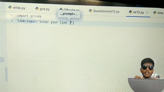 अपना QR Code बनाए। QR code generate by python। QR kaise banate hai। How to make QR Code। #project। смотреть онлайн
