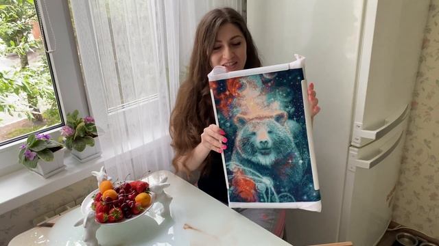 Новинка от Риолис (вышивальный финиш грандиозного процесса «Большая медведица» от Riolis)