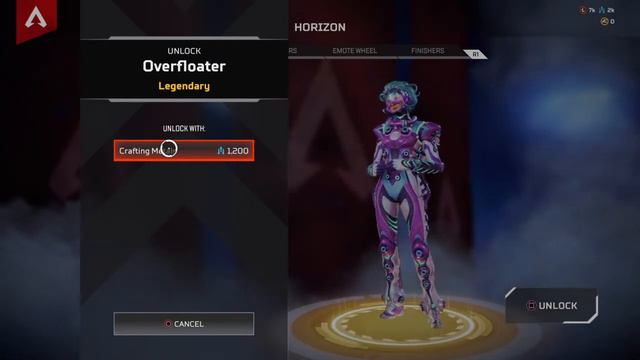 Crafting The OVERFLOATER Legendary Horizon Skin In Apex Legends! Season 14 Hunted смотреть онлайн
