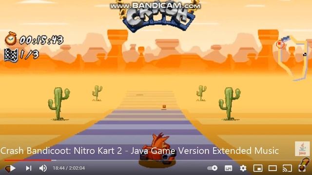 Crash Nitro Kart 2 Java Game - Ost - Rocky Falls - Canyon Ripper - Extended смотреть онлайн